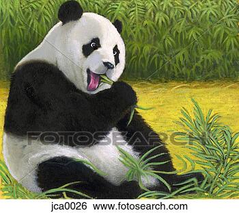 Stock Illustration - an illustration 
of a giant panda 
bear. fotosearch 
- search clipart, 
illustration, 
drawings and vector 
eps graphics images