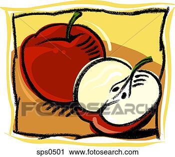 Clipart - a drawing of fresh 
apples. fotosearch 
- search clipart, 
illustration, 
drawings and vector 
eps graphics images