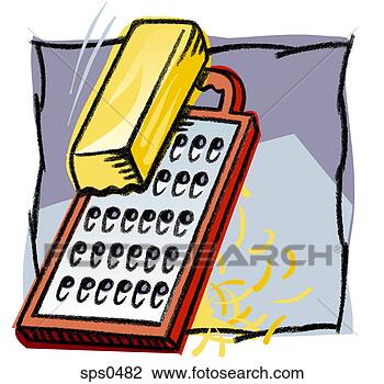 Clip Art - grating cheese 
with a grater. 
fotosearch - search 
clipart, illustration, 
drawings and vector 
eps graphics images