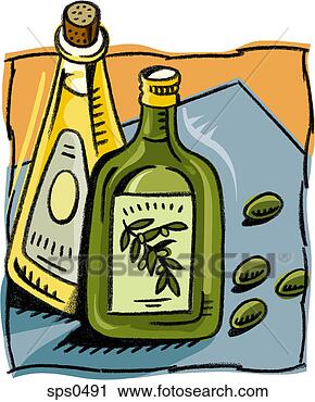 Clipart - an illustration 
of two bottles 
of cooking oil. 
fotosearch - search 
clipart, illustration, 
drawings and vector 
eps graphics images