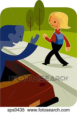 Stock Illustration - a little girl 
walking away from 
a stranger. fotosearch 
- search clipart, 
illustration, 
drawings and vector 
eps graphics images