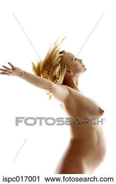 Stock Photography - side shot of a 
naked pregnant 
woman. fotosearch 
- search stock 
photos, pictures, 
images, and photo 
clipart