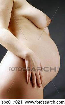 Stock Photography - side shot of a 
naked pregnant 
woman. fotosearch 
- search stock 
photos, pictures, 
images, and photo 
clipart