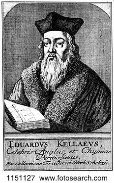 Picture - edward kelley, 
astrologer and 
alchemist, (1575) 
c1700. fotosearch 
- search stock 
photos, pictures, 
images, and photo 
clipart