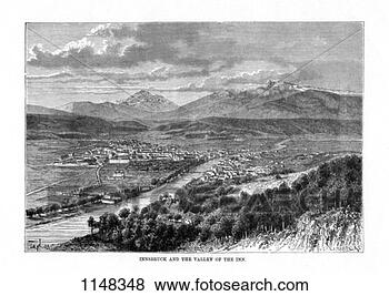 Stock Photo - innsbruck and 
the valley of 
the river inn, 
austria, 1879. 
fotosearch - search 
stock photos, 
pictures, images, 
and photo clipart