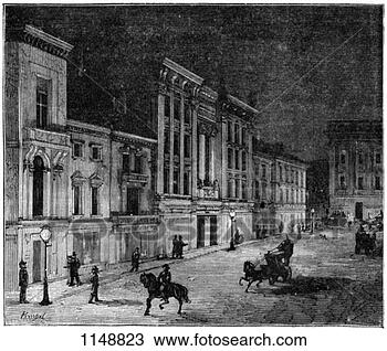 Stock Photo - street in newcastle 
upon tyne lit 
by swan incandescent 
electric. fotosearch 
- search stock 
photos, pictures, 
images, and photo 
clipart