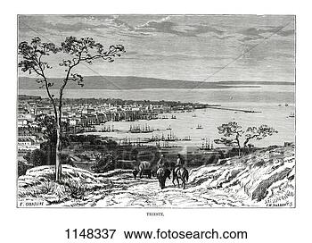 Picture - trieste, italy, 
1879. fotosearch 
- search stock 
photos, pictures, 
images, and photo 
clipart
