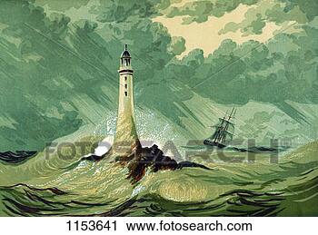 Stock Photography - eddystone lighthouse. 
fotosearch - search 
stock photos, 
pictures, images, 
and photo clipart