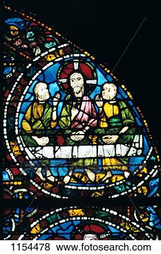 Stock Photo - the last supper, 
stained glass, 
chartres cathedral, 
france. fotosearch 
- search stock 
photos, pictures, 
images, and photo 
clipart