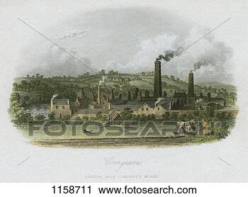 Stock Photography - british iron company's 
works at corngraves, 
 near halesowen, 
 west. fotosearch 
- search stock 
photos, pictures, 
images, and photo 
clipart