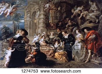 Stock Photo - 'the garden of 
love', c1630 museo 
del prado, madrid, 
spain. fotosearch 
- search stock 
photos, pictures, 
images, and photo 
clipart