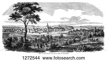 Stock Photo - the harbour and 
city of kiel, 
northern germany, 
1855. fotosearch 
- search stock 
photos, pictures, 
images, and photo 
clipart