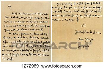 Stock Photograph - letter from dr 
samuel johnson 
to warren hastings, 
29th january 1781. 
fotosearch - search 
stock photos, 
pictures, images, 
and photo clipart