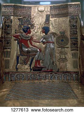 Stock Photo - the throne of 
tutankhamun, (detail), 
egyptian, 18th 
dynasty. fotosearch 
- search stock 
photos, pictures, 
images, and photo 
clipart