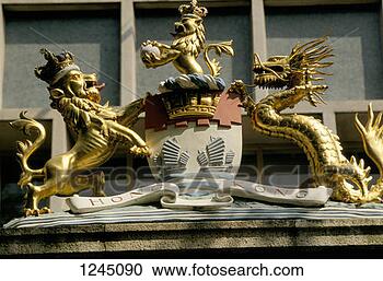 Stock Photography - the hong kong 
colonial crest 
on the government 
house, hong kong, 
china. fotosearch 
- search stock 
photos, pictures, 
images, and photo 
clipart