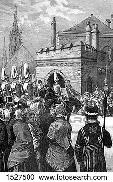 Stock Photography - the queen opening 
parliament, 1846, 
(1900)  artist: 
unknown. fotosearch 
- search stock 
photos, pictures, 
images, and photo 
clipart