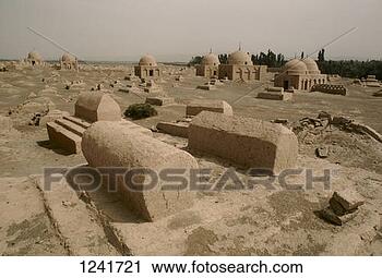 Stock Photography - uyghur burial 
ground, turfan, 
china. fotosearch 
- search stock 
photos, pictures, 
images, and photo 
clipart