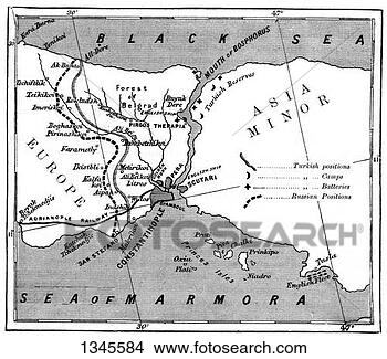 Stock Photo - a map showing 
the positions 
of russian and 
turkish lines 
outside. fotosearch 
- search stock 
photos, pictures, 
images, and photo 
clipart