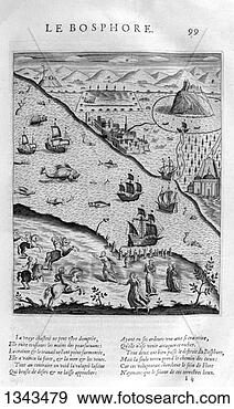 Stock Photograph - 'the bosporus 
or bosphorus', 
1615 artist: leonard 
gaultier. fotosearch 
- search stock 
photos, pictures, 
images, and photo 
clipart