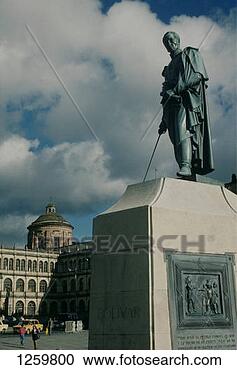 Stock Photography - statue of simon 
bolivar in the 
plaza bolivar 
location: bogota. 
fotosearch - search 
stock photos, 
pictures, images, 
and photo clipart
