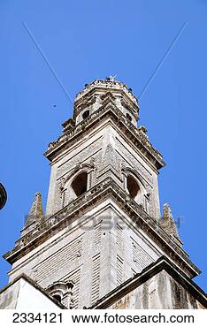 Stock Photography - bell tower of 
the cathedral, 
matera, basilicata, 
italy. fotosearch 
- search stock 
photos, pictures, 
images, and photo 
clipart