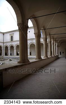 Stock Photo - cloisters of the 
abbey of san michele 
arcangelo,  montescaglioso. 
fotosearch - search 
stock photos, 
pictures, images, 
and photo clipart