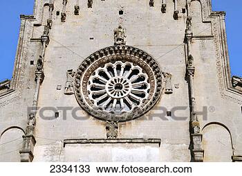 Stock Photo - rose window, matera 
cathedral, basilicata, 
italy. fotosearch 
- search stock 
photos, pictures, 
images, and photo 
clipart