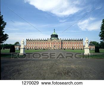 Stock Photograph - neues palais, 
sans souci park, 
potsdam, germany. 
fotosearch - search 
stock photos, 
pictures, images, 
and photo clipart