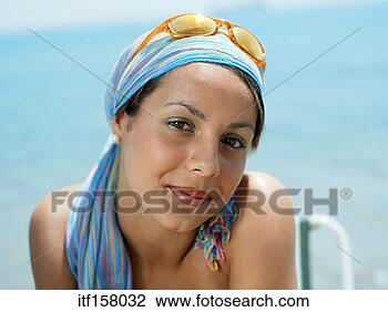 Stock Photo - woman by water. 
fotosearch - search 
stock photos, 
pictures, images, 
and photo clipart