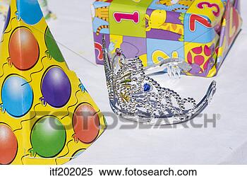 Stock Image - birthday party 
objects. fotosearch 
- search stock 
photos, pictures, 
images, and photo 
clipart