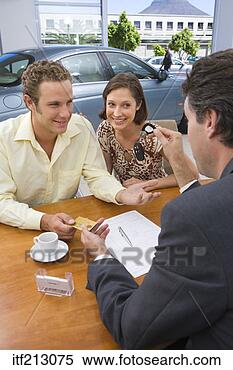 Stock Image - couple purchasing 
new car. fotosearch 
- search stock 
photos, pictures, 
images, and photo 
clipart