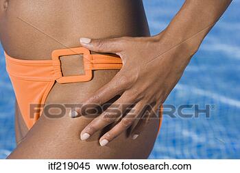 Stock Image - woman with bikini 
bottom on. fotosearch 
- search stock 
photos, pictures, 
images, and photo 
clipart