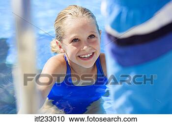Stock Photography - smiling girl in 
swimming pool. 
fotosearch - search 
stock photos, 
pictures, images, 
and photo clipart