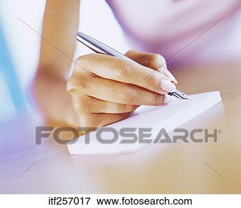 woman writing