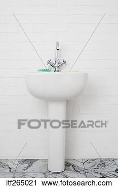 Stock Photography - bathroom sink. 
fotosearch - search 
stock photos, 
pictures, images, 
and photo clipart