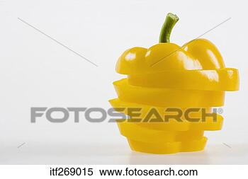 Banco de Imagem - amarela,  pimenta. 
fotosearch - busca 
de fotos, imagens 
e clipart