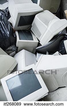 Stock Photograph - pile of computer 
monitors. fotosearch 
- search stock 
photos, pictures, 
images, and photo 
clipart