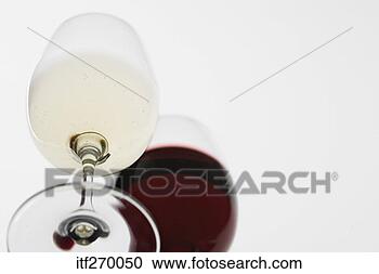 Stock Photography - glasses of white 
and red wine. 
fotosearch - search 
stock photos, 
pictures, images, 
and photo clipart