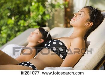 Picture - women sunbathing. 
fotosearch - search 
stock photos, 
pictures, images, 
and photo clipart