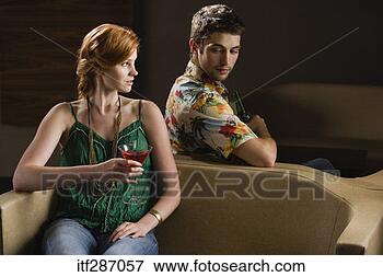 Picture - man and woman 
in bar. fotosearch 
- search stock 
photos, pictures, 
images, and photo 
clipart
