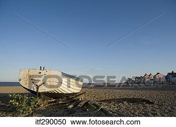 Stock Photography - abandoned boat 
on beach. fotosearch 
- search stock 
photos, pictures, 
images, and photo 
clipart