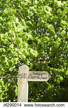 Stock Photo - public footpath 
sign. fotosearch 
- search stock 
photos, pictures, 
images, and photo 
clipart