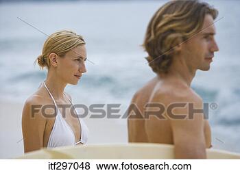 Stock Photo - couple by ocean. 
fotosearch - search 
stock photos, 
pictures, images, 
and photo clipart