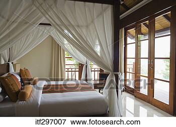 Picture - four poster bed. 
fotosearch - search 
stock photos, 
pictures, images, 
and photo clipart