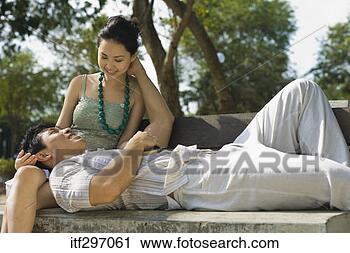 Stock Photography - relaxed couple. 
fotosearch - search 
stock photos, 
pictures, images, 
and photo clipart