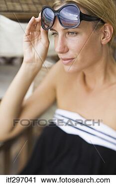 Stock Photography - woman with sunglasses. 
fotosearch - search 
stock photos, 
pictures, images, 
and photo clipart