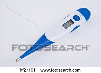 Stock Photography - digital thermometer. 
fotosearch - search 
stock photos, 
pictures, images, 
and photo clipart