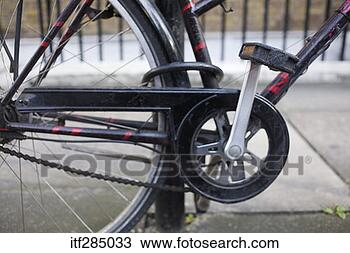 Stock Photo - bike lock and 
pedal. fotosearch 
- search stock 
photos, pictures, 
images, and photo 
clipart