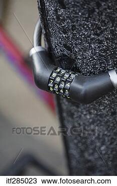 Stock Photo - combination bike 
lock. fotosearch 
- search stock 
photos, pictures, 
images, and photo 
clipart