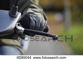 Stock Photo - handbrake on scooter. 
fotosearch - search 
stock photos, 
pictures, images, 
and photo clipart